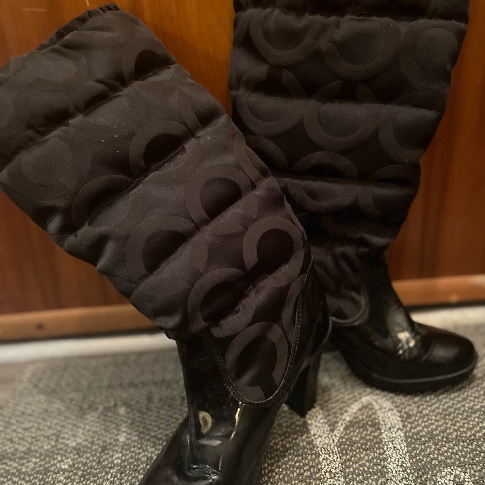 Coach Tall Puffer Boots